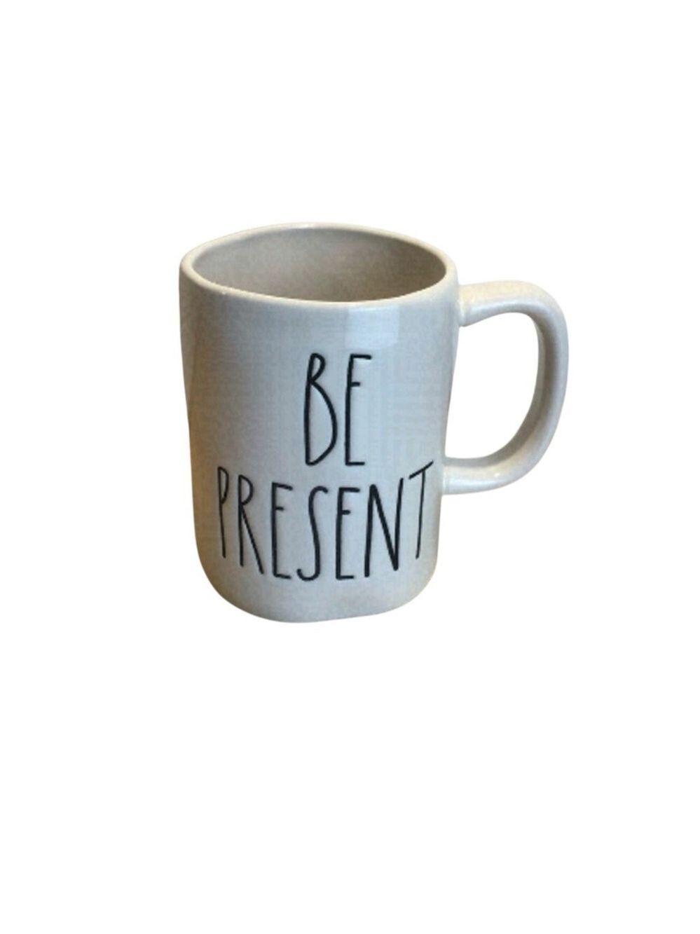 RAE Dunn mug Be Present Artisan Collection Magenta  22 coffee tea microwave dish